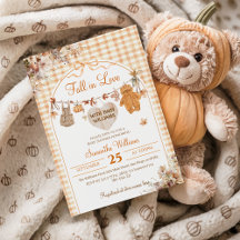 Herfst in Liefde Bloemen Bow Modern Herfst Baby sh