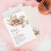 Herfst in Liefde Bloemen Waterverf vrijgezellenfee