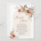 Herfst in Liefde Bloemen Waterverf vrijgezellenfee Kaart (Voorkant)