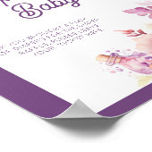 Herfst in liefde bloemenbloem baby in bloei Boeken Poster (Hoek)