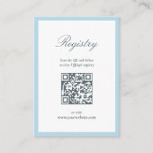 Herfst in Liefde Blue Pumpkin Vrijgezellenfeest Re Informatiekaartje (Voorkant)