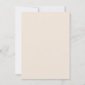 Herfst in liefde blush roze boho pompoen Vrijgezel Kaart (Achterkant)