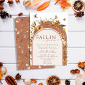 Herfst In Liefde Bohemian Terracotta Wildflower Br Kaart