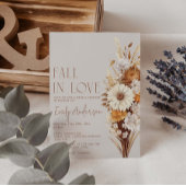 Herfst In Liefde Boho Bloemen Vrijgezellenfeest Kaart