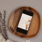 Herfst In Liefde Boho Bloemen Vrijgezellenfeest Kaart