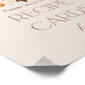 Herfst In Liefde Boho Bloemen Vrijgezellenfeest Re Poster (Hoek)