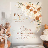 Herfst in Liefde Boho Floral Vrijgezellenfeest Wel Acryl Bord