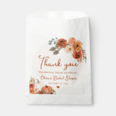 Herfst in liefde Boho pompoen Vrijgezellenfeest da Bedankzakje (Voorkant)