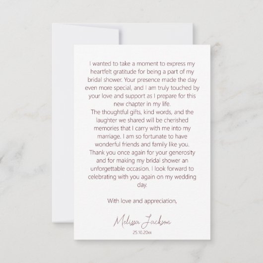 Herfst in liefde boho pompoen zonnebloem vrijgezel bedankkaart (Achterkant)