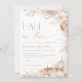 Herfst in liefde Boho Vrijgezellenfeest Kaart (Voorkant)