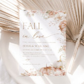 Herfst in liefde Boho Vrijgezellenfeest Kaart