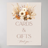 Herfst in liefde boho Vrijgezellenfeest Kaarten en Poster (Voorkant)