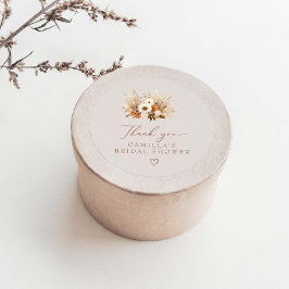 Herfst in liefde Boho Vrijgezellenfeest Ronde Sticker