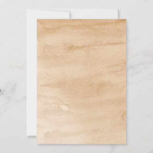 Herfst in Liefde Boho Wildflower Vrijgezellenfeest Kaart