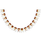 Herfst in liefde bordeaux zonnebloemen vrijgezelle vlaggetjes (Alle)