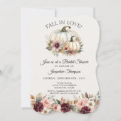 Herfst in Liefde Bourgondië Bloemen Rozen Vrijgeze Kaart (Voorkant)