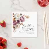 Herfst in liefde Bourgondische herfstservetten van Servet (Insitu)