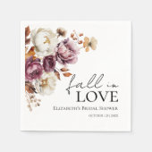 Herfst in liefde Bourgondische herfstservetten van Servet (Voorkant)