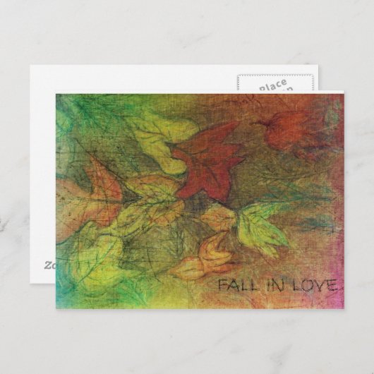 HERFST IN LIEFDE BRIEFKAART (Voorkant / Achterkant)