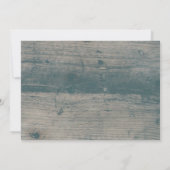 Herfst in Liefde Bruids Luncheon Rustieke Pine Tre Kaart (Achterkant)