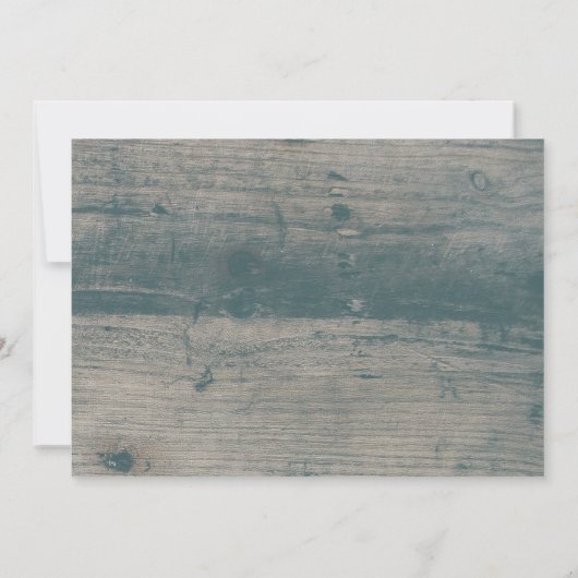 Herfst in Liefde Bruids Luncheon Rustieke Pine Tre Kaart (Achterkant)