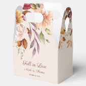 Herfst in liefde bruiloft gunst doos, herfst bruil bedankdoosjes (Geopend)