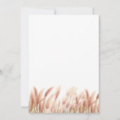 Herfst in liefde bruiloft uitnodiging, vallen kaart (Achterkant)