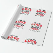 Herfst in liefde cadeaupapier (Uitgerold)