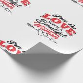 Herfst in liefde cadeaupapier (Hoek)