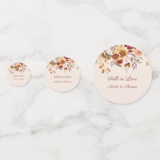 Herfst in Liefde Confetti, Herfst in Liefde Bruilo Confetti (Voorkanten)