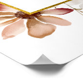 Herfst in Liefde Gouden Flora Vrijgezellenfeest We Poster (Hoek)