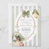 Herfst in liefde grillig salie Baby shower Kaart (Voorkant)