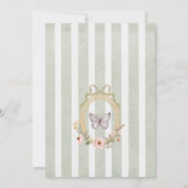 Herfst in liefde grillig salie Baby shower Kaart (Achterkant)