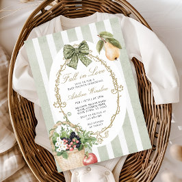 Herfst in liefde  grillig salie Baby shower Kaart