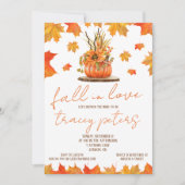 Herfst in liefde, herfst bladeren, het Geachte Vri Kaart (Voorkant)