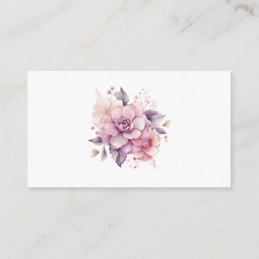 Herfst in liefde herfst bloemenwinkel baby Luier l Informatiekaartje (Achterkant)