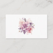 Herfst in liefde herfst bloemenwinkel baby Luier l Informatiekaartje (Achterkant)