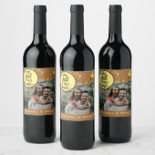 Herfst in liefde herfst bruiloft gunst wijn etiket (Flessen)