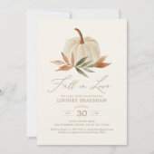 Herfst in Liefde Herfst Herfst Pompoen Vrijgezelle Kaart (Voorkant)