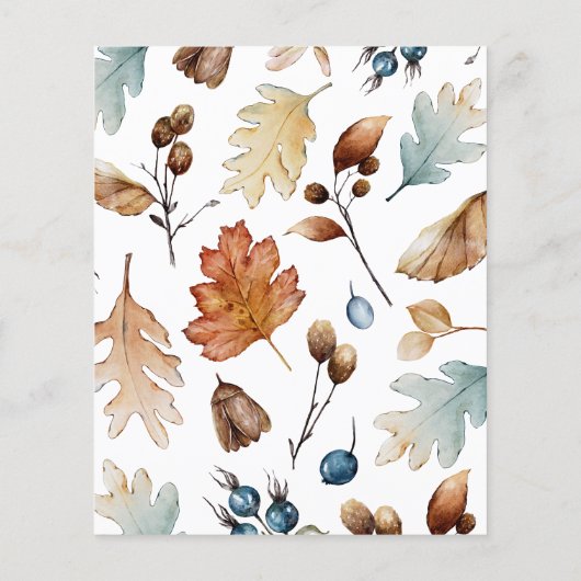 Herfst in liefde herfst mama of papa Baby shower (Achterkant)