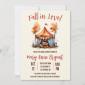 Herfst in Liefde, Herfst, Markt, Vrijgezellenfeest Kaart (Voorkant)