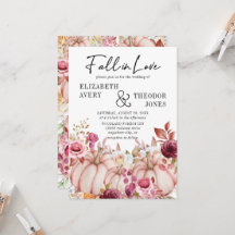 Herfst in liefde herfst pompoen bloemenbruiloft