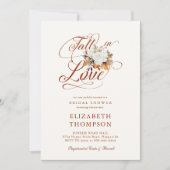 Herfst in liefde herfst Rozen romantisch Vrijgezel Kaart (Voorkant)