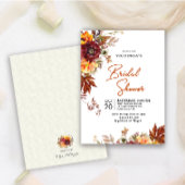 Herfst in liefde, herfst thema Vrijgezellenfeest u Kaart