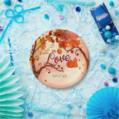 HERFST IN LIEFDE Herfst Vrijgezellenfeest Elke Eve Papieren Bordje (Feest)