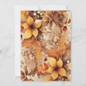 Herfst In Liefde Herfst Vrijgezellenfeest Kaart (Achterkant)