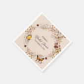 Herfst in Liefde Herfst Vrijgezellenfeest Papier S Servet (Hoek)