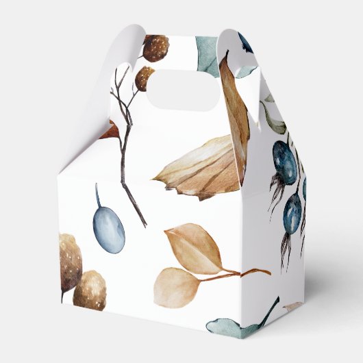 Herfst in Liefde Herfstgebladerte Bedankdoosjes (Achterkant)