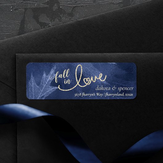 Herfst in liefde in het najaar | Adres marineverbi Etiket