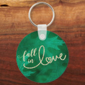 Herfst in liefde in het najaar | Emerald Green en  Sleutelhanger (Voorkant)